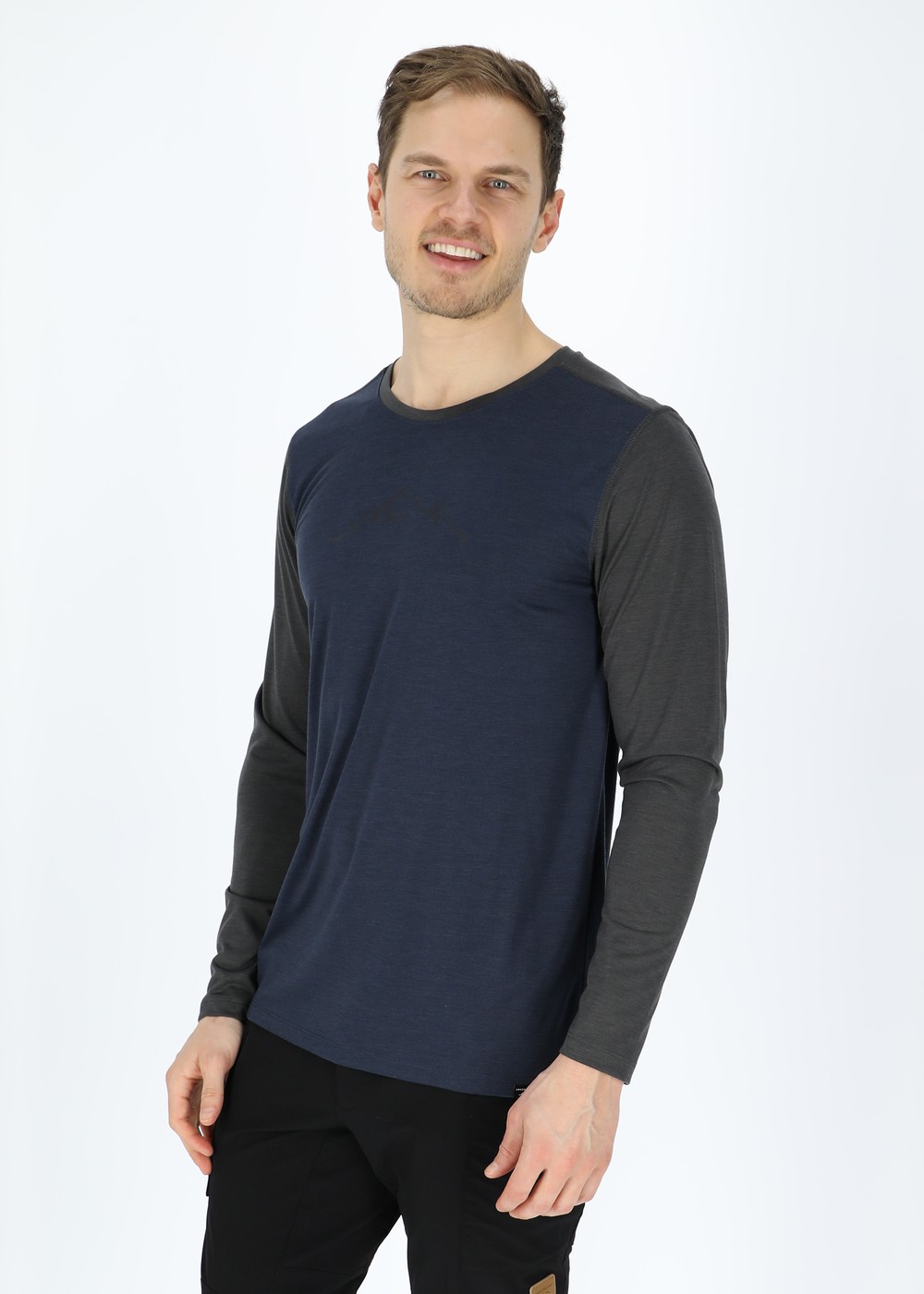 Trondheim Lyocell Long Sleeve, Navy/Charcoal, 3xl,  T-Shirts Trondheim Lyocell Long Sleeve, Navy/Charcoal, 3xl,  T-Shirts