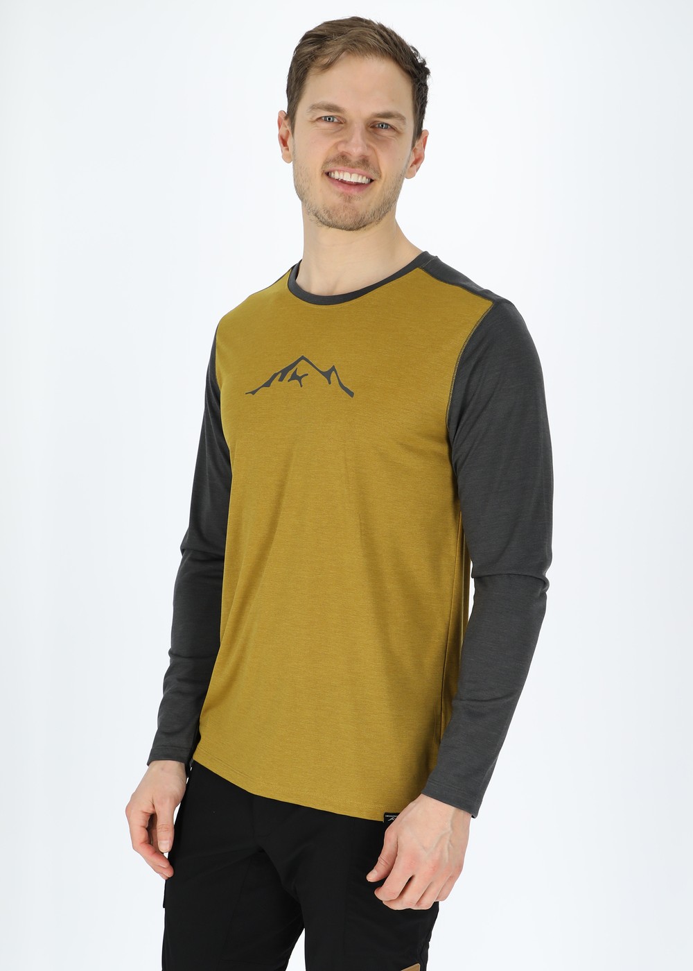 Trondheim Lyocell Long Sleeve, Almond/Charcoal, 3xl,  T-Shirts Trondheim Lyocell Long Sleeve, Almond/Charcoal, 3xl,  T-Shirts