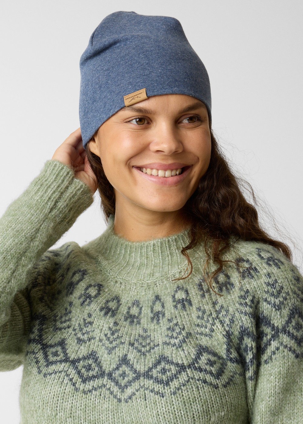 Lofoten Beanie, Navy Melange, Onesize,  Mössor