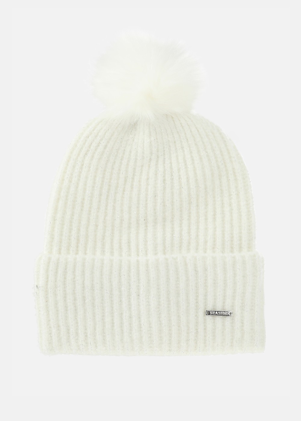 New Haven Pom Pom, Off White, Onesize,  Pannband
