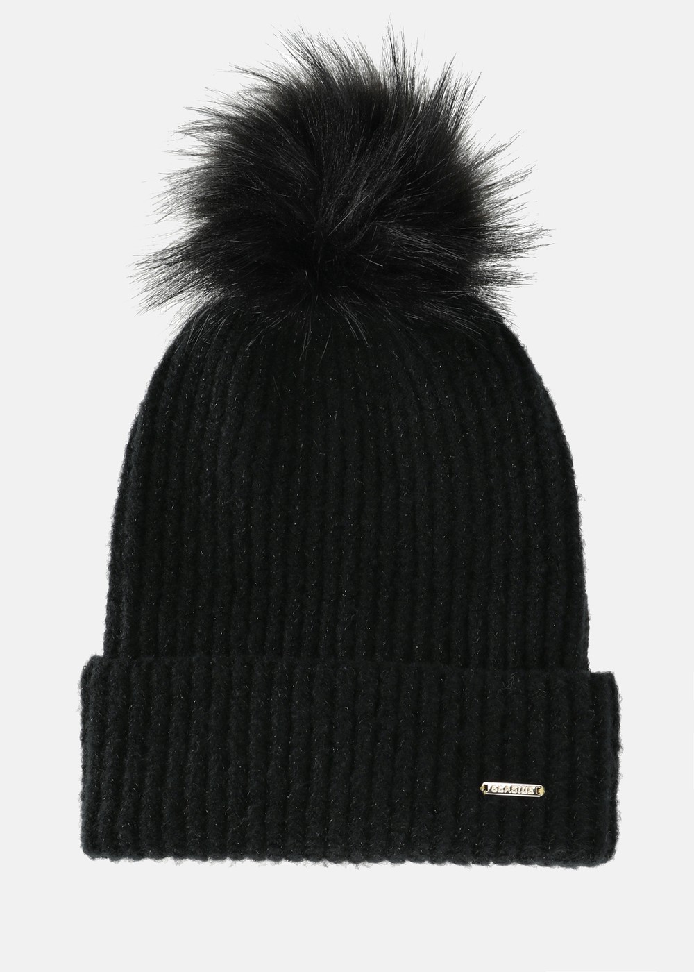 New Haven Pom Pom, Black, Onesize,  Pannband