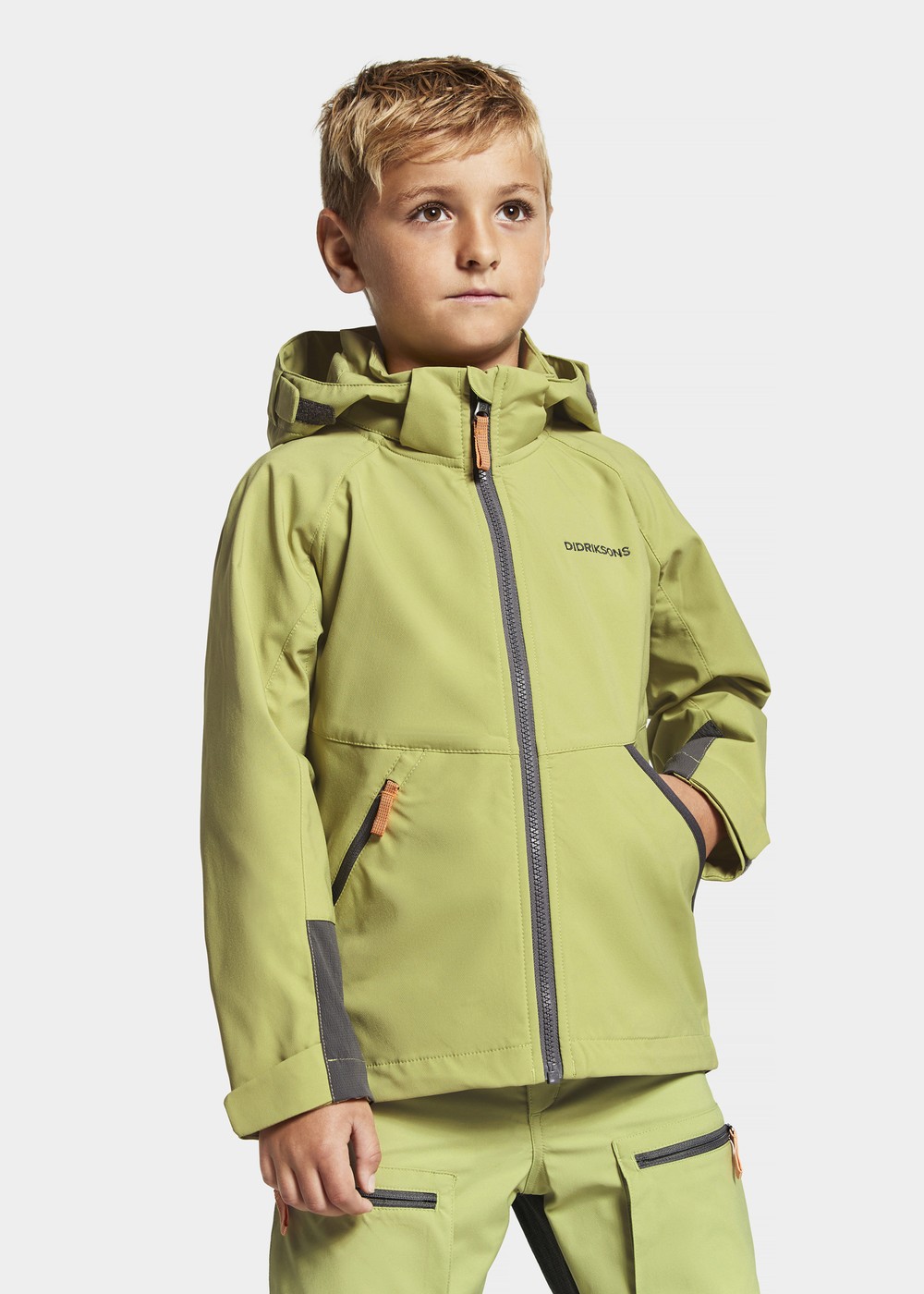 Stigen Kds Jacket 2, Fern Green, 160,  Höstjackor