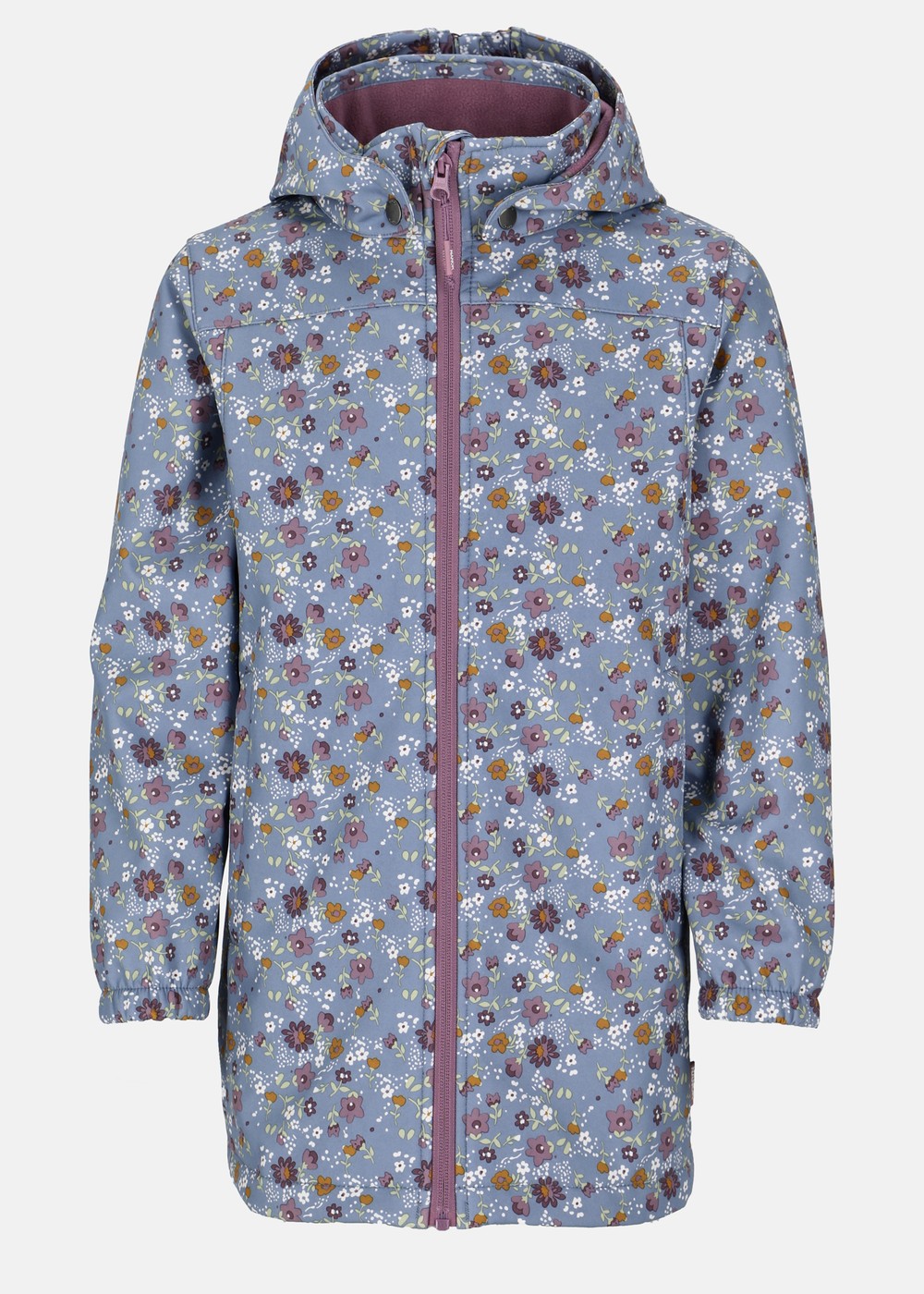 Gurli Softshell Jr, Dusty Blue Flower, 110,  Vinterjackor