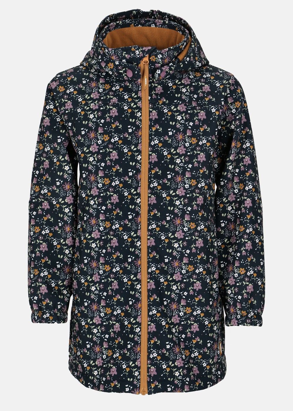 Gurli Softshell Jr, Navy Flower, 116/122,  Vinterjackor