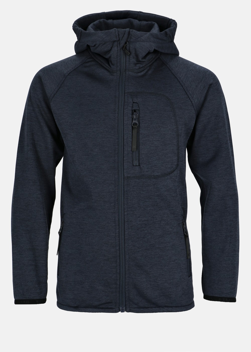 Colorado Stretch Melange Hood Jr, Dk. Navy Melange, 130,  Hoodies