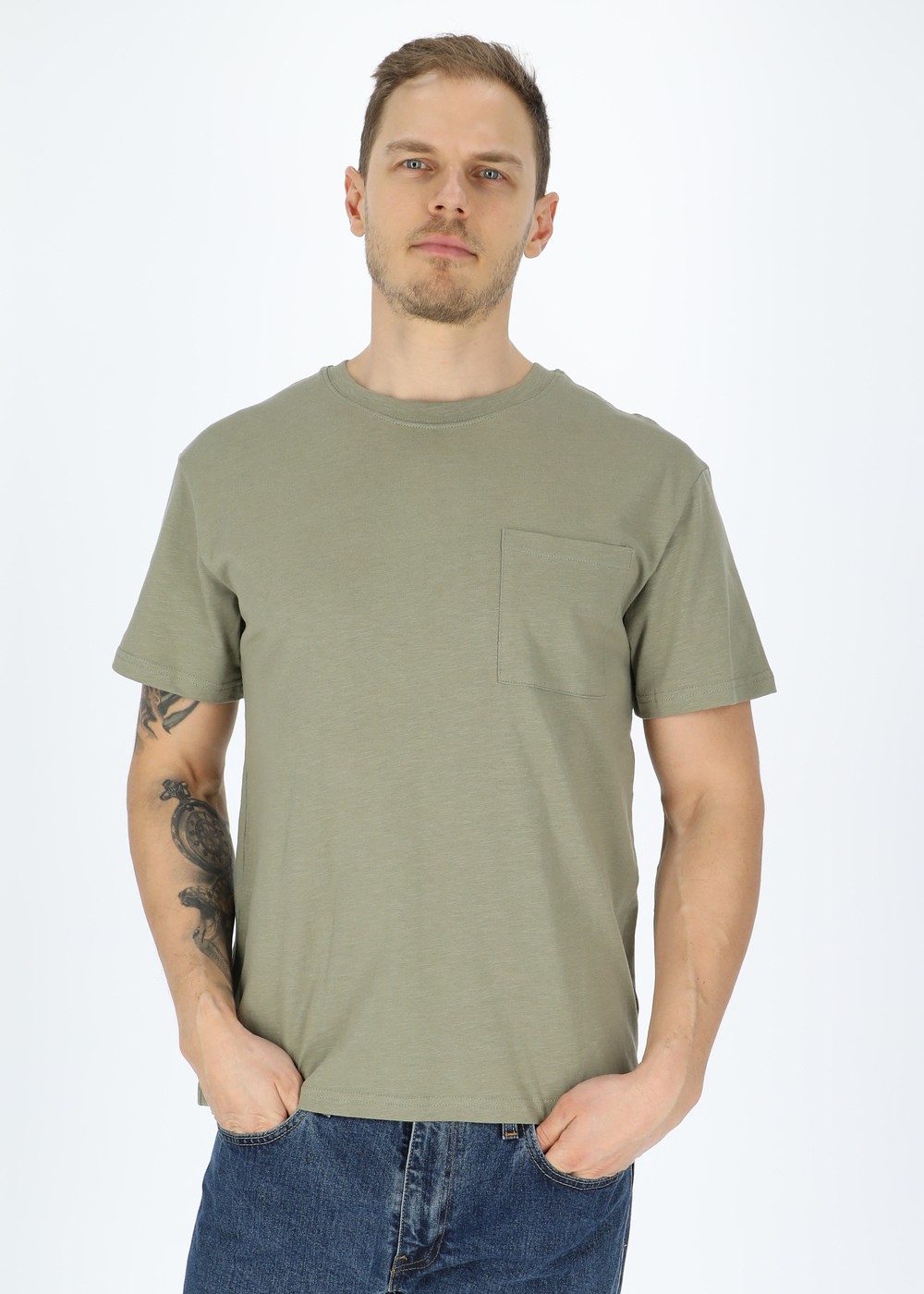 Sddurant Ss, Vetiver, M,  T-Shirts Sddurant Ss, Vetiver, M,  T-Shirts