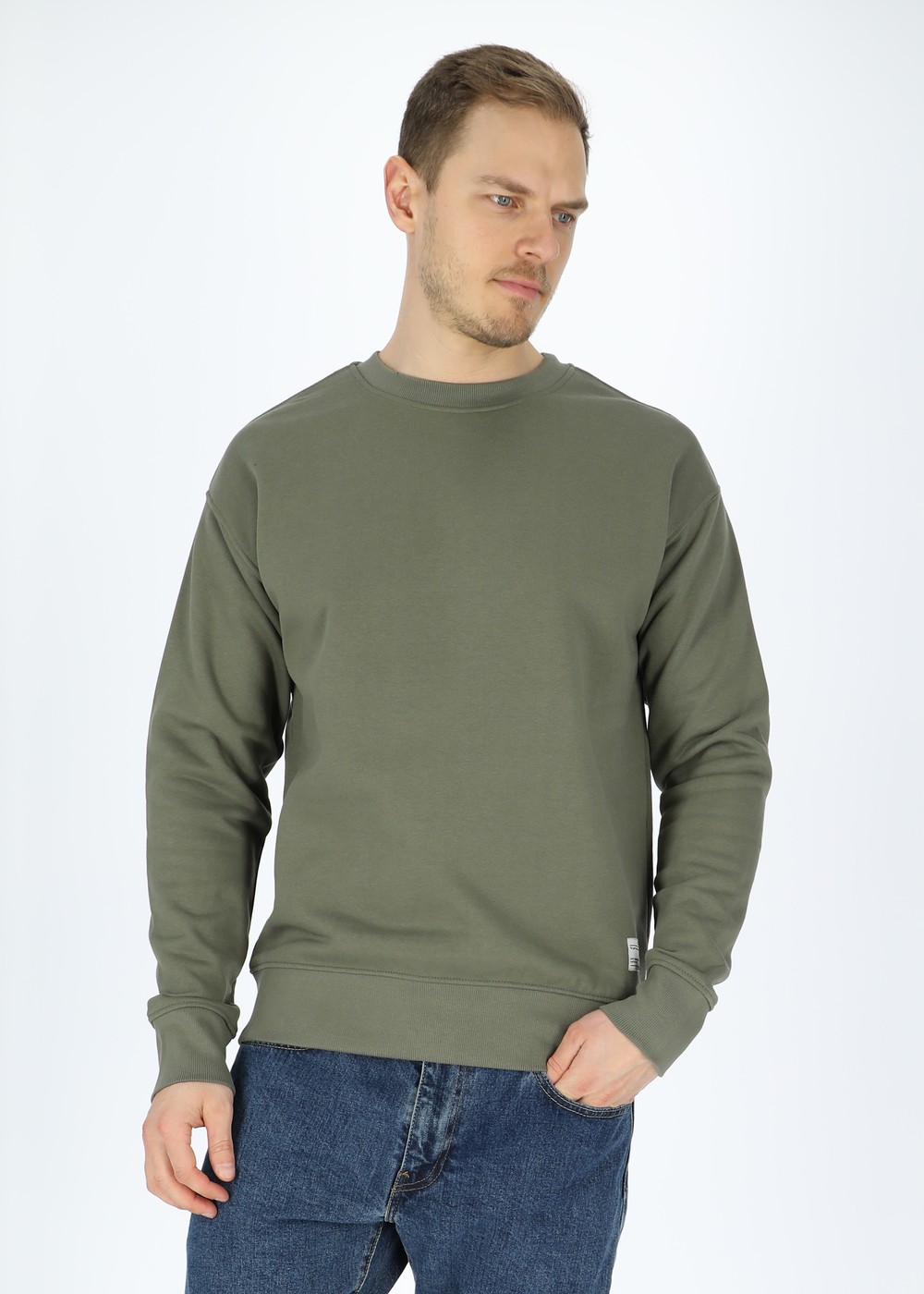 Sdlenz Crew Sw, Dusty Olive, S,  Sweatshirts Sdlenz Crew Sw, Dusty Olive, S,  Sweatshirts