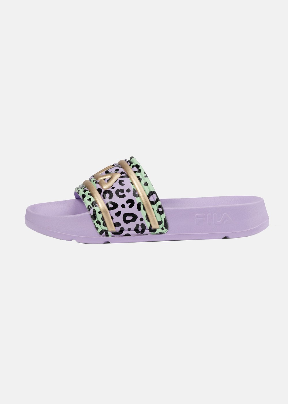 Morro Bay P Slipper Kids, Viola-Leopard, 33,  Beachsandaler