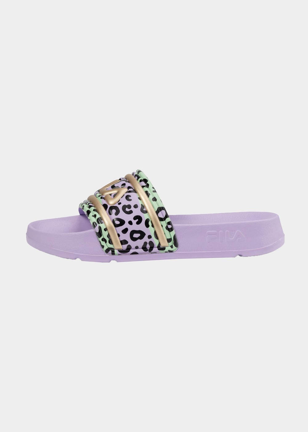 Morro Bay P Slipper Teens, Viola-Leopard, 39,  Beachsandaler