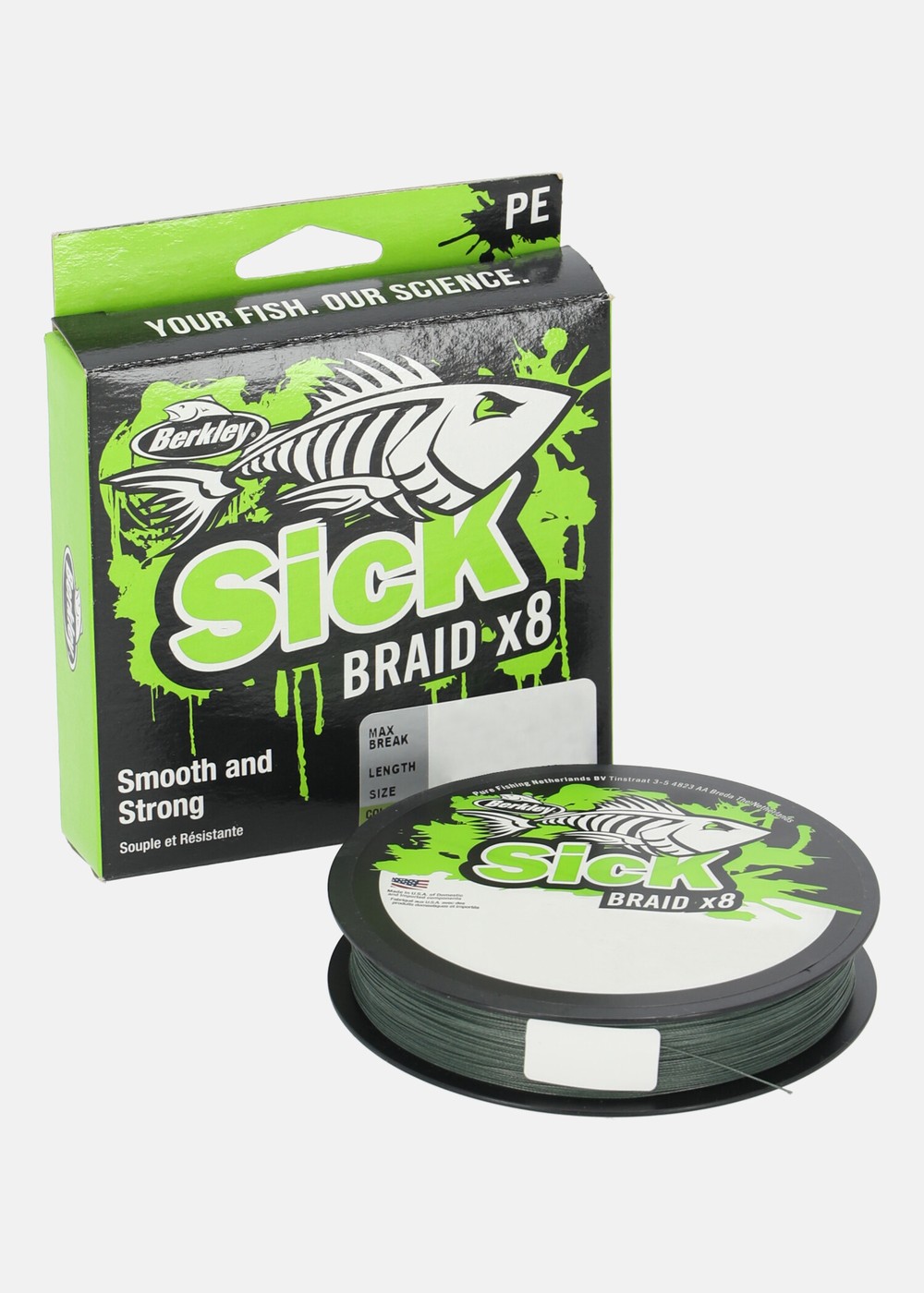 Berkley Sick Braid Moss Green, No Color, No Size,  Flätlinor