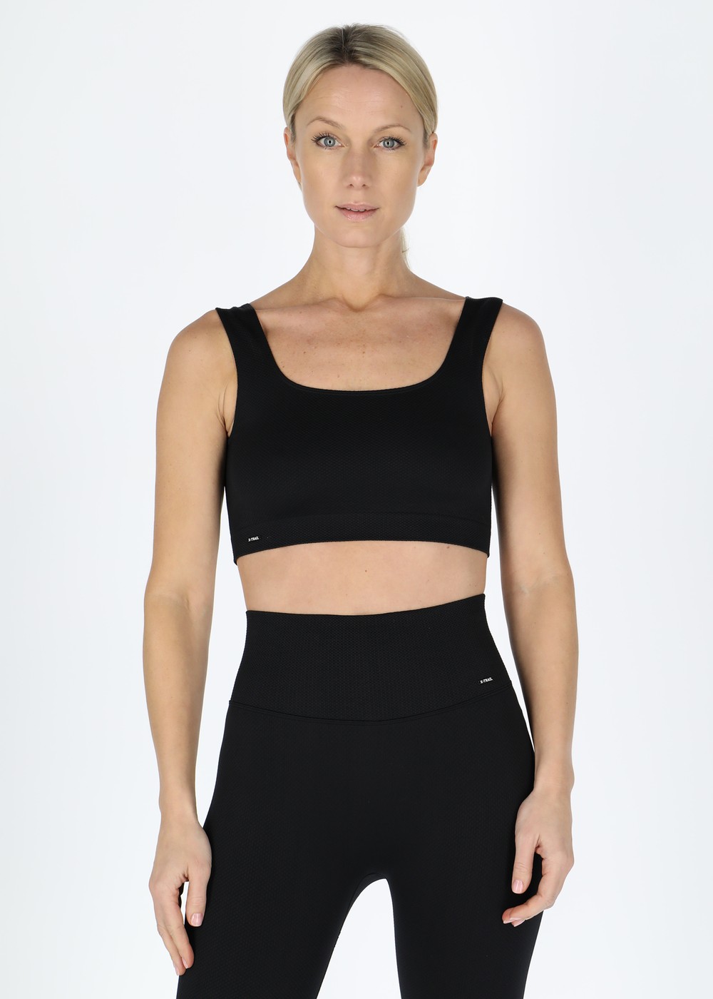 Seamless Sport Top, Black, Xs/S,  Löparkläder