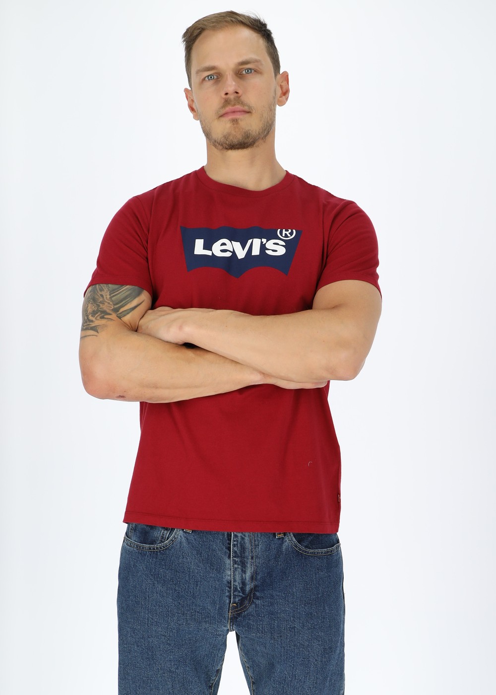 Graphic Crewneck Tee, Bw Color E, Xs,  T-Shirts