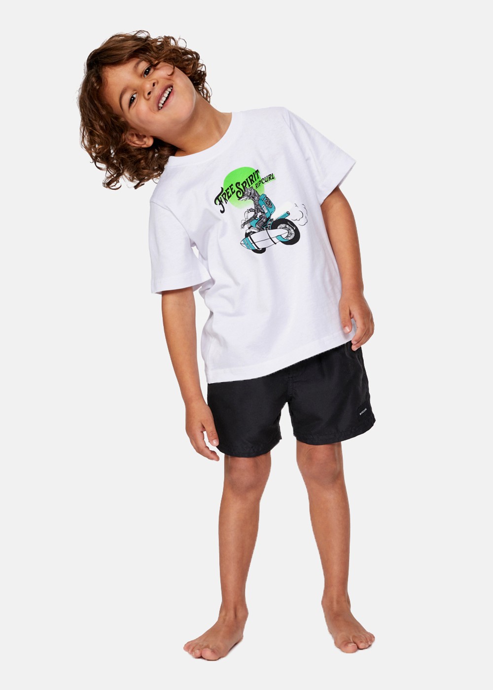 Tuckito  Tee -Boy, Optical White, 4,  T-Shirts