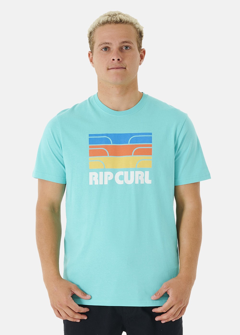 Surf Revival Waving Tee, Aqua, M,  T-Shirts Surf Revival Waving Tee, Aqua, M,  T-Shirts