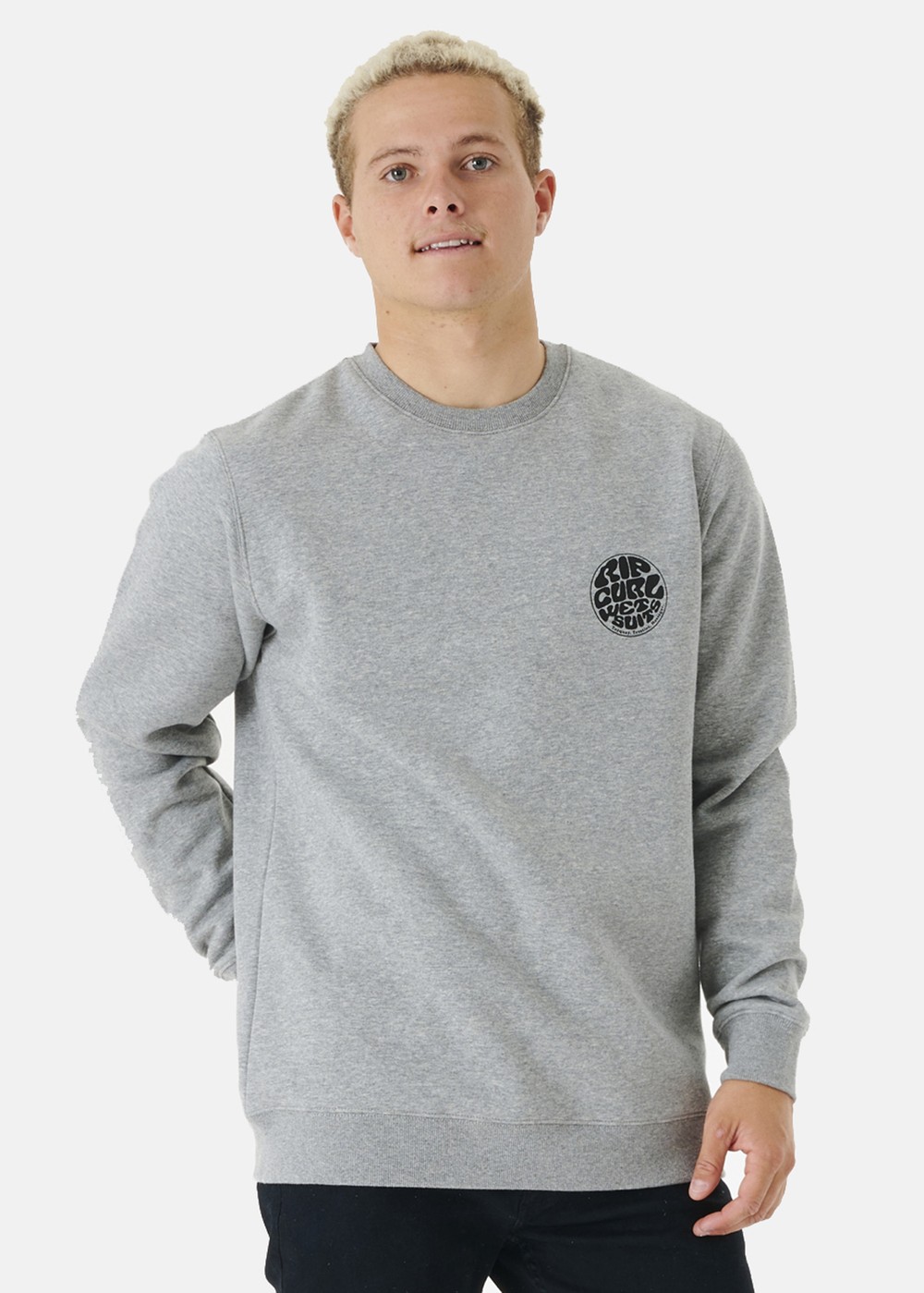 Wetsuit Icon Crew, Grey Marle, S,  Sweatshirts