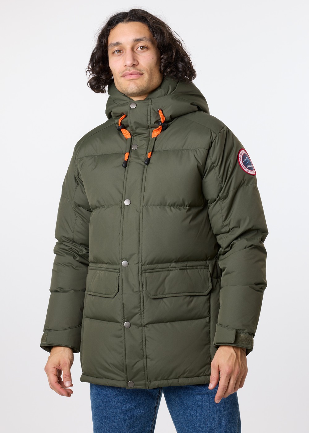 North Pole Down Jacket, Dark Olive, S,  Jackor