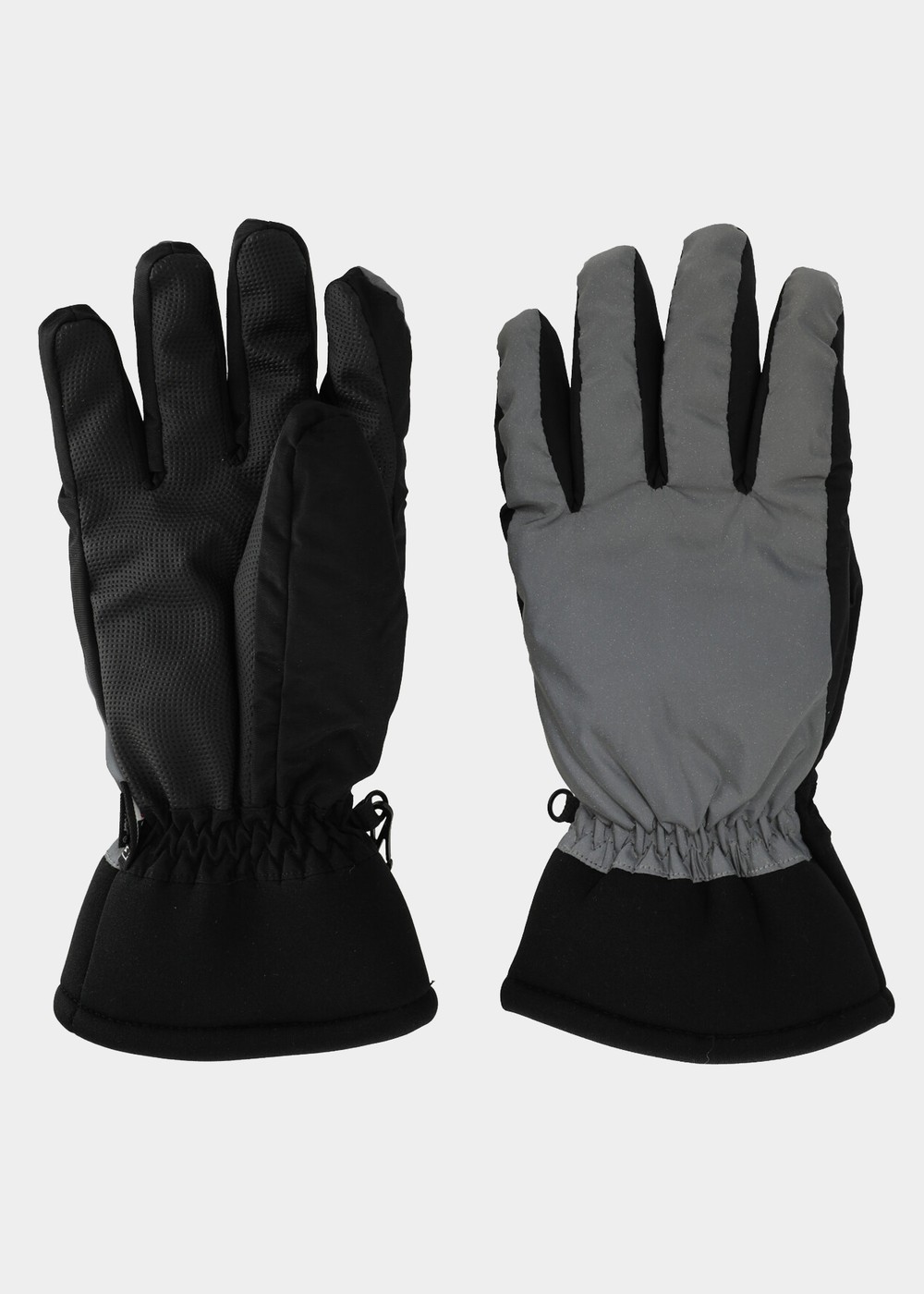 Lenny L Gloves-Sw, Reflective Silver, 8,  Skidhandskar