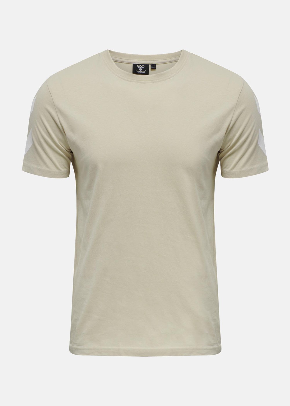 Hmllegacy Chevron T-Shirt, Pumice Stone, S,  T-Shirts