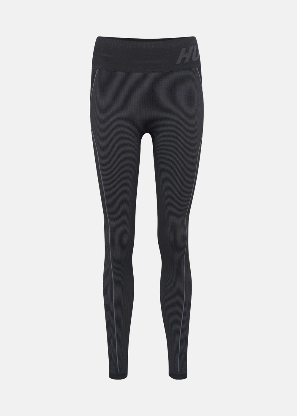 Hmlte Christel Seamless Mw Tig, Black/Asphalt Melange, Xs,  Långa Tights