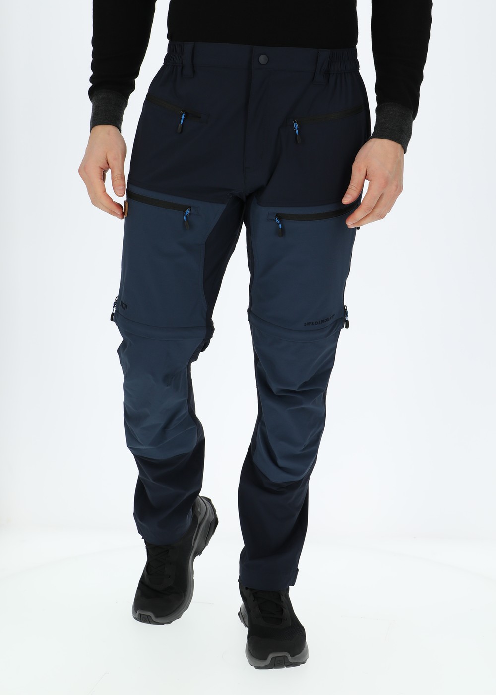Lofoten Stretch Zip-Off Pants, Dk. Navy/Denim Blue, Xs,  Vandringsbyxor Lofoten Stretch Zip-Off Pants, Dk. Navy/Denim Blue, Xs,  Vandringsbyxor