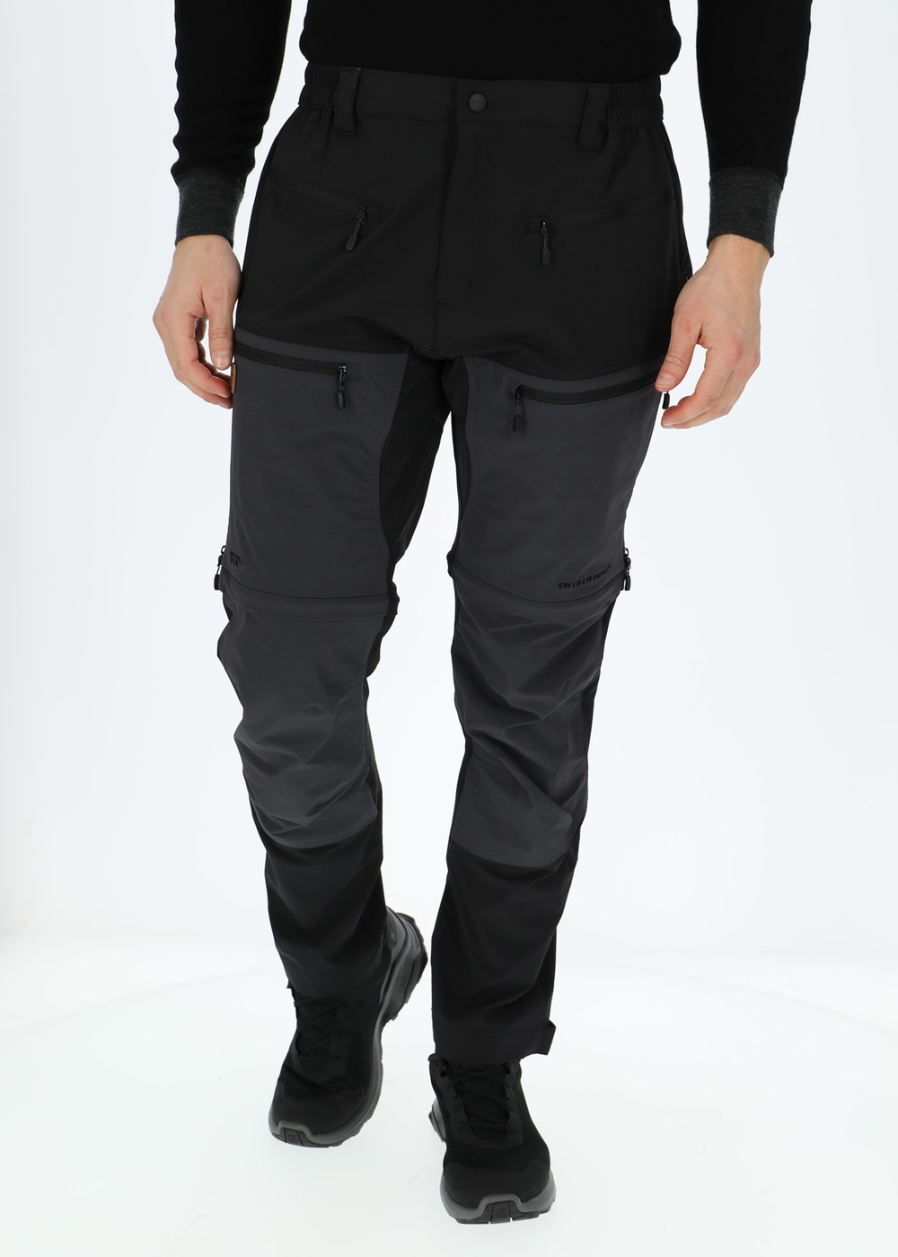 Lofoten Stretch Zip-Off Pants, Black/Charcoal, Xs,  Vandringsbyxor