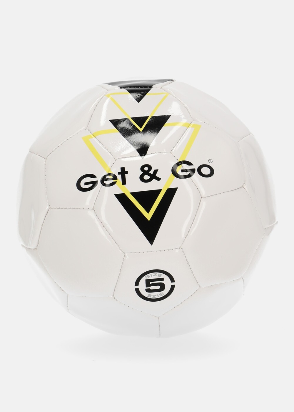 Football Triangle Speed, White/Black/Fluorescent Yellow, 5,  Fotbollar