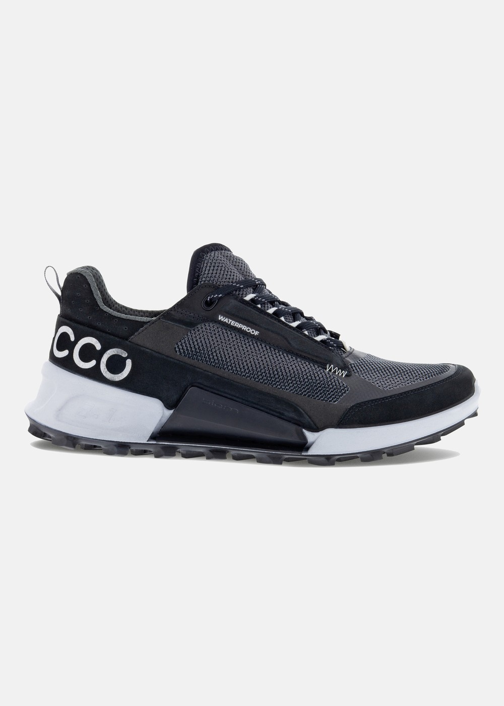 Ecco Biom 2.1 X Mtn W Low Wp, Black/Magnet/Black, 42,  Walkingskor