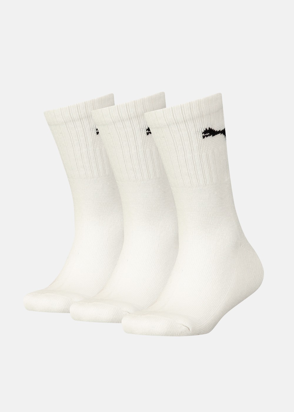 Puma Kids Crew Sock 3p, White, 35-38,  Bomullsstrumpor