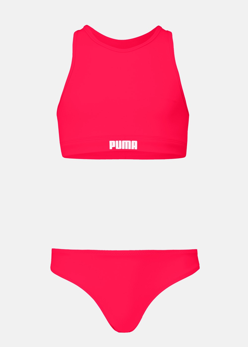 Puma Swim Girls Racerback Biki, Rose Red, 140,  Badkläder Puma Swim Girls Racerback Biki, Rose Red, 140,  Badkläder