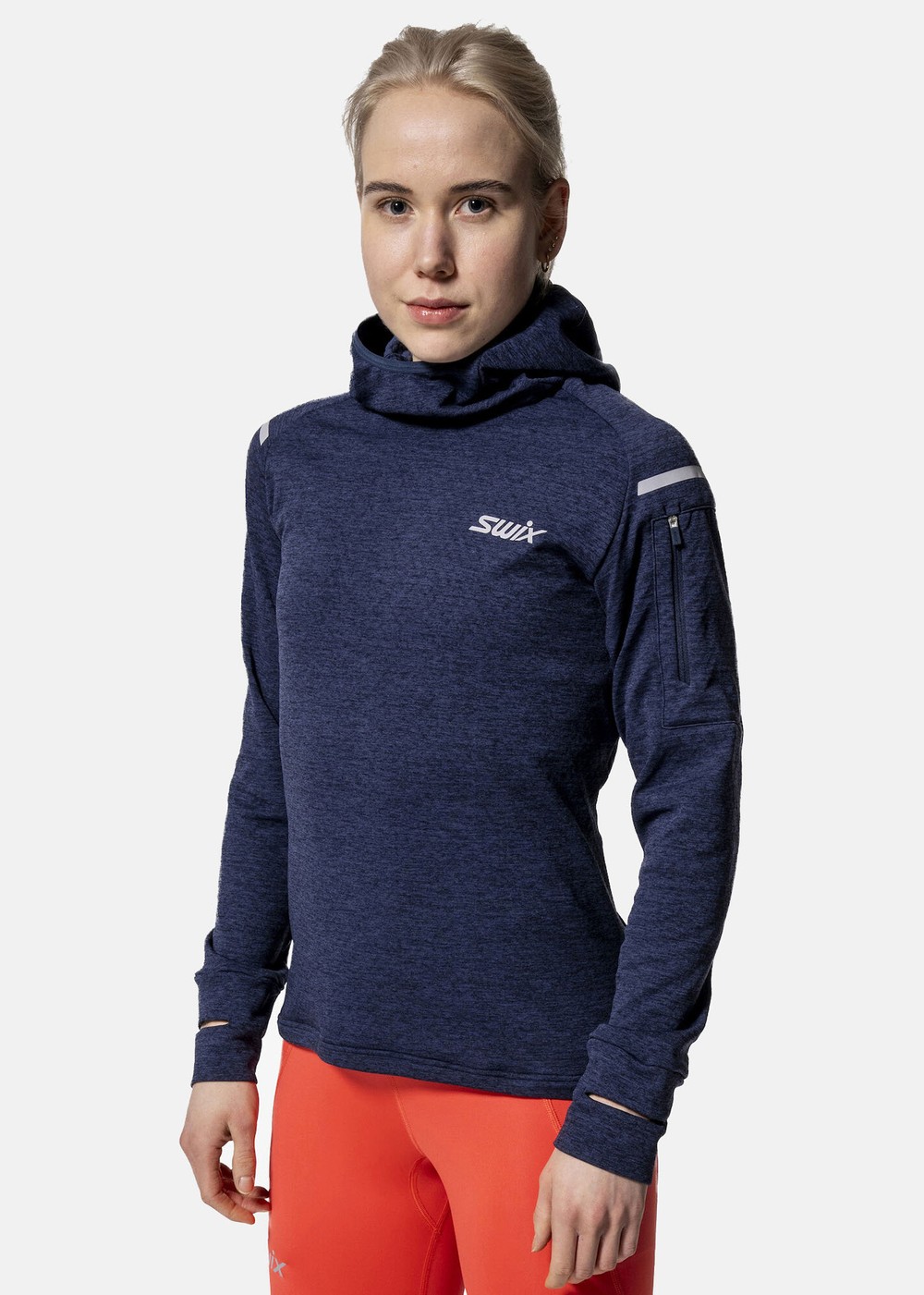 Pace Midlayer Hooded W, Dark Navy, Xs,  Hoodies