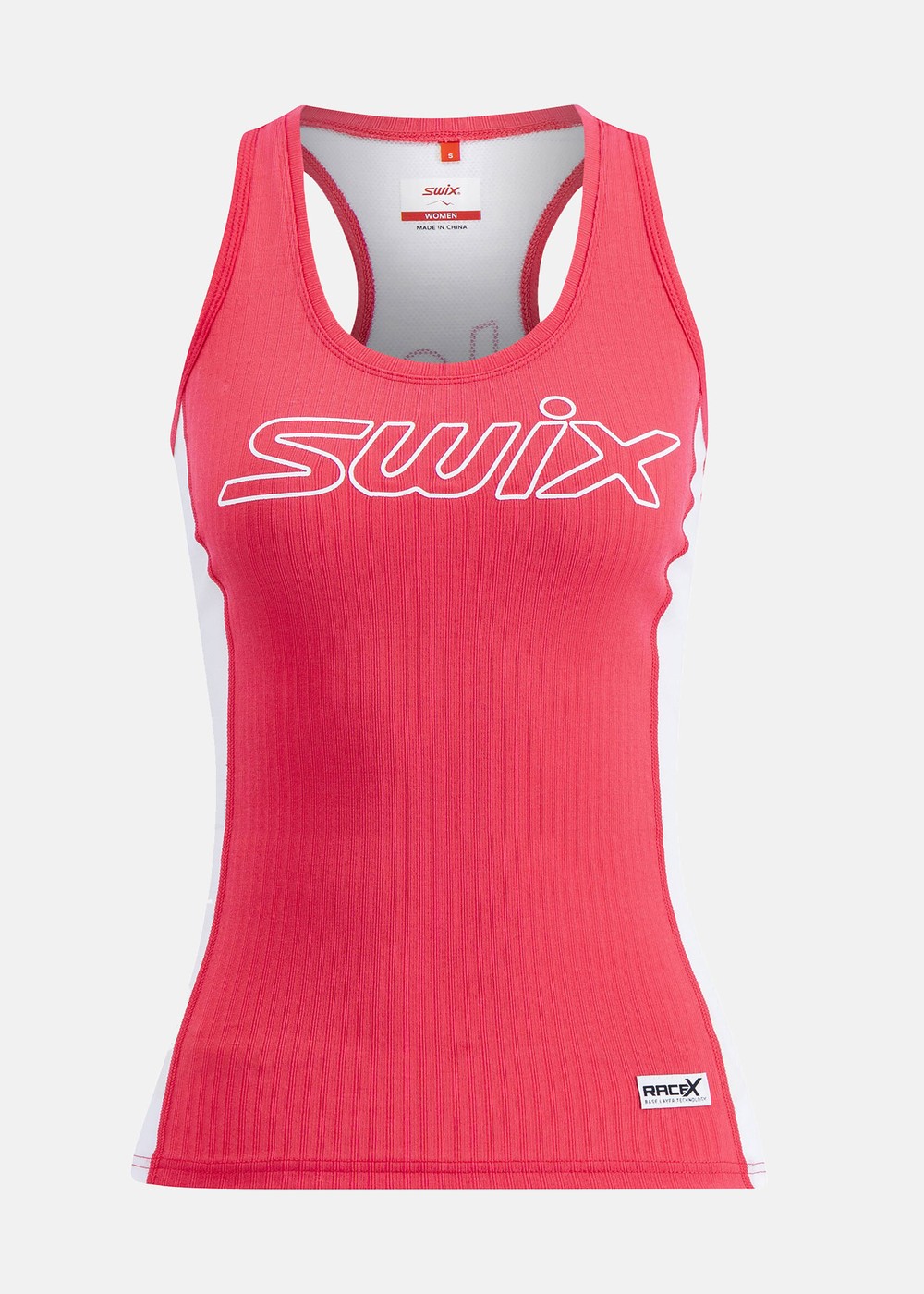 Racex Light Tanktop W, Cherry Berry / Bright White, Xs,  Löpar-Linnen