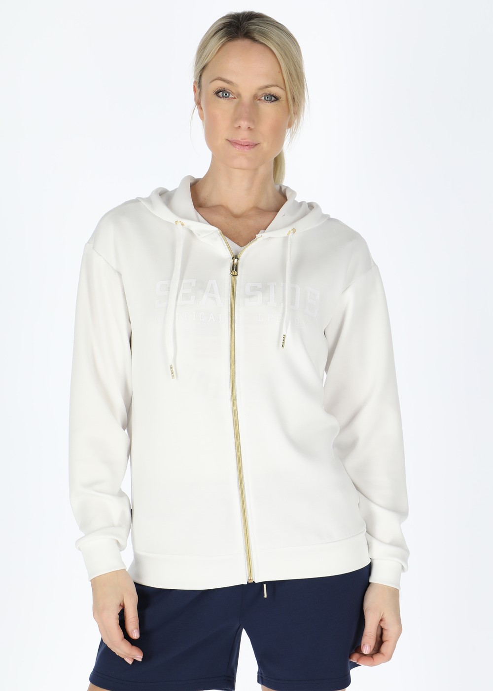 Houston Zip Hood W, White, 46,  Hoodies Houston Zip Hood W, White, 46,  Hoodies