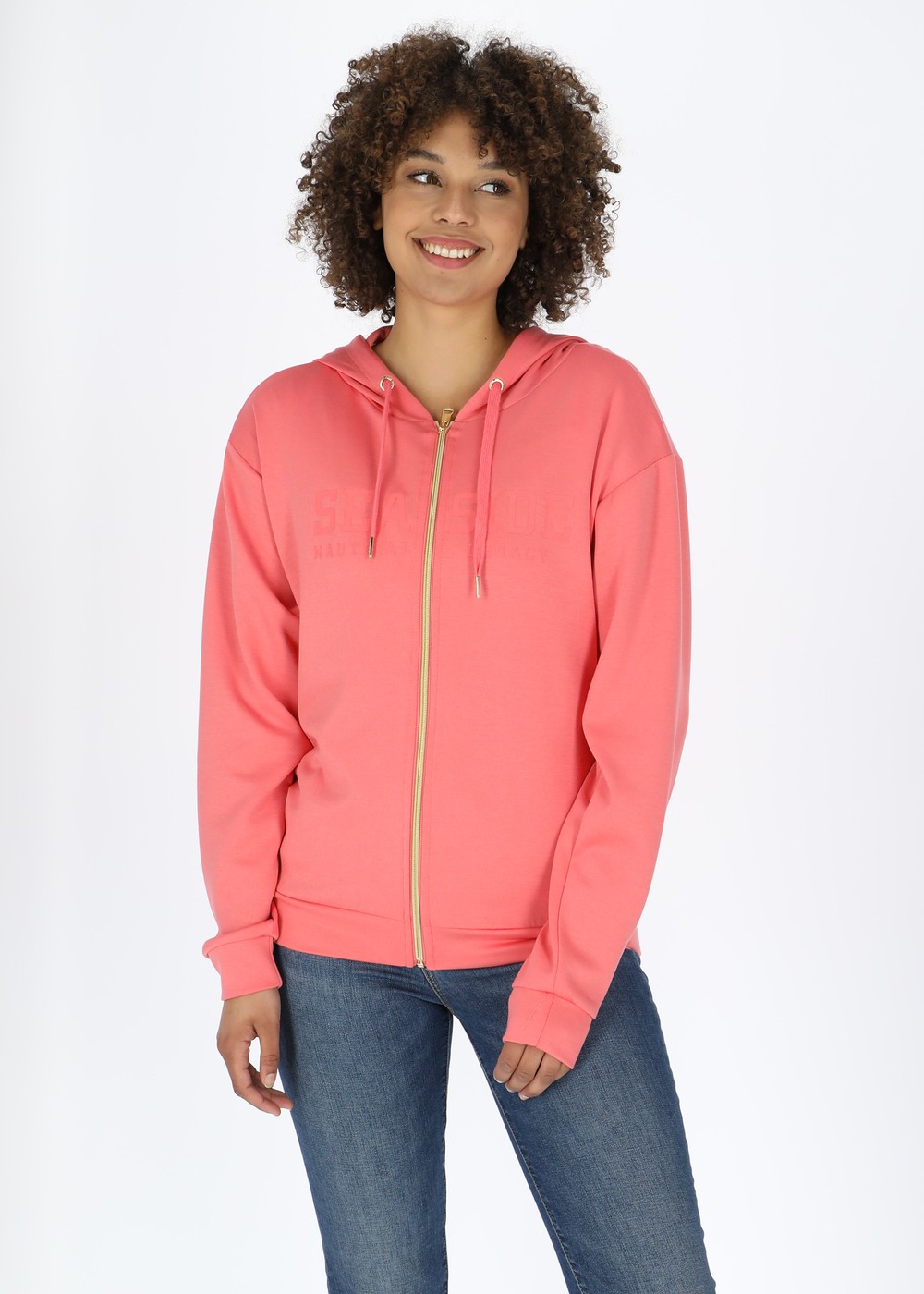 Houston Zip Hood W, Tea Rose, 38,  Hoodies Houston Zip Hood W, Tea Rose, 38,  Hoodies