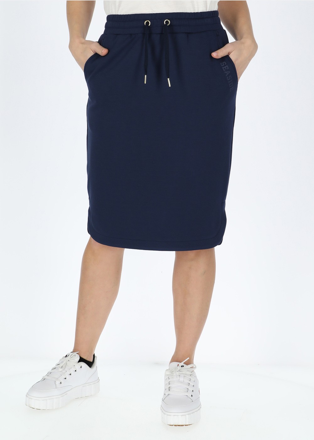 Seaside Houston Skirt W Navy 36  Kjolar