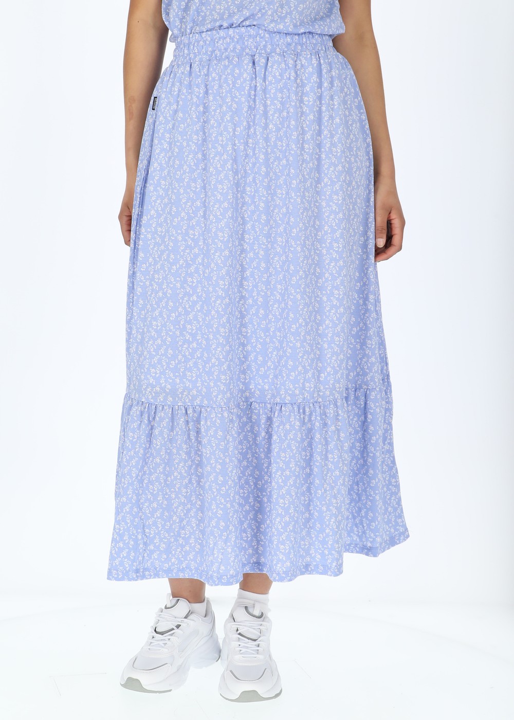 Maine Long Skirt W, Blue Flower, 38,  Kjolar Maine Long Skirt W, Blue Flower, 38,  Kjolar