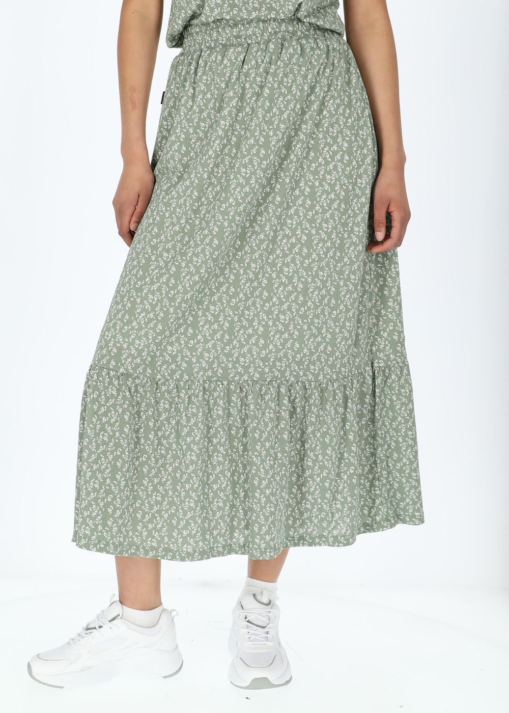 Maine Long Skirt W, Seaweed Flower, 36,  Kjolar Maine Long Skirt W, Seaweed Flower, 36,  Kjolar