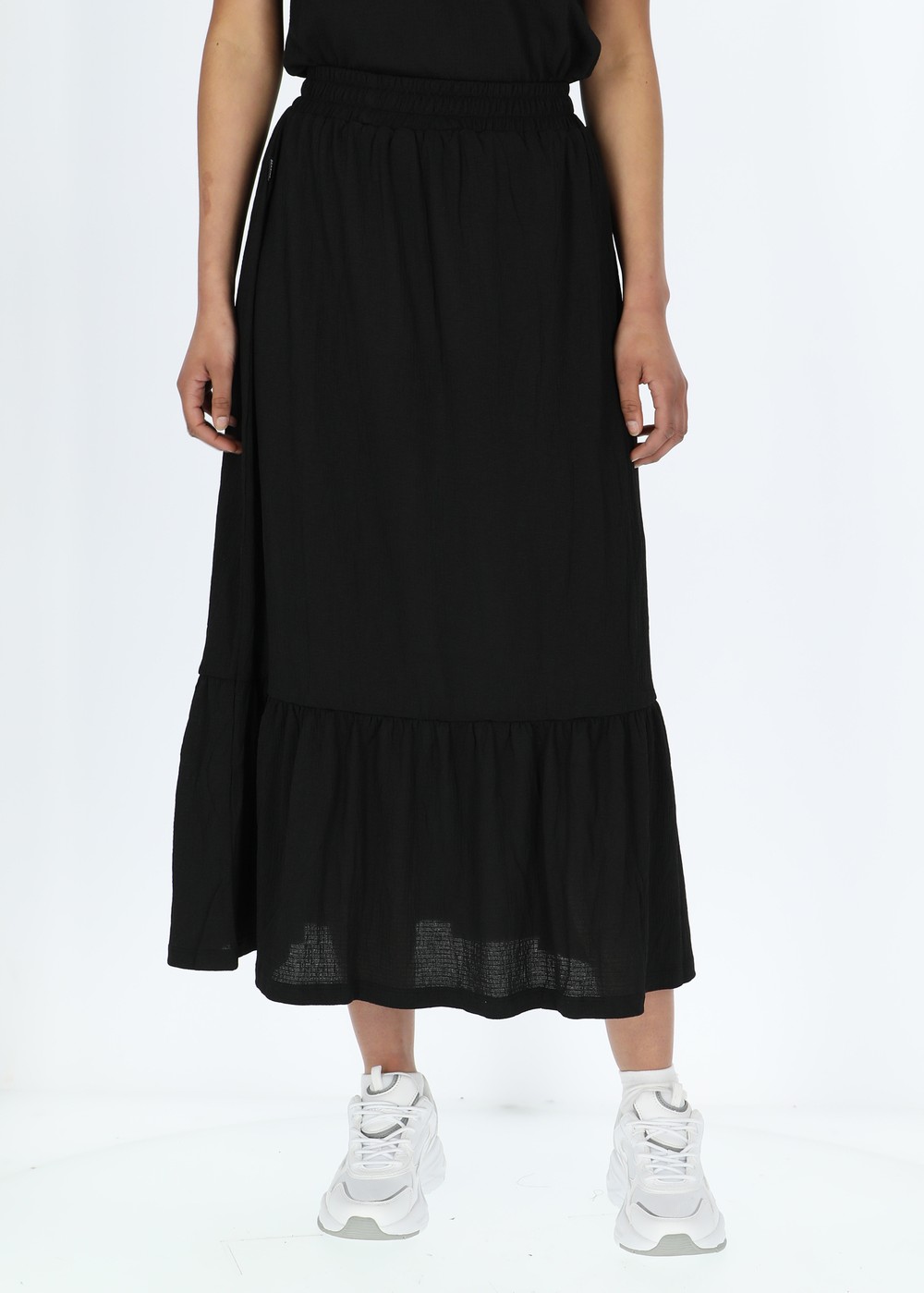 Maine Long Skirt W, Black, 46,  Kjolar