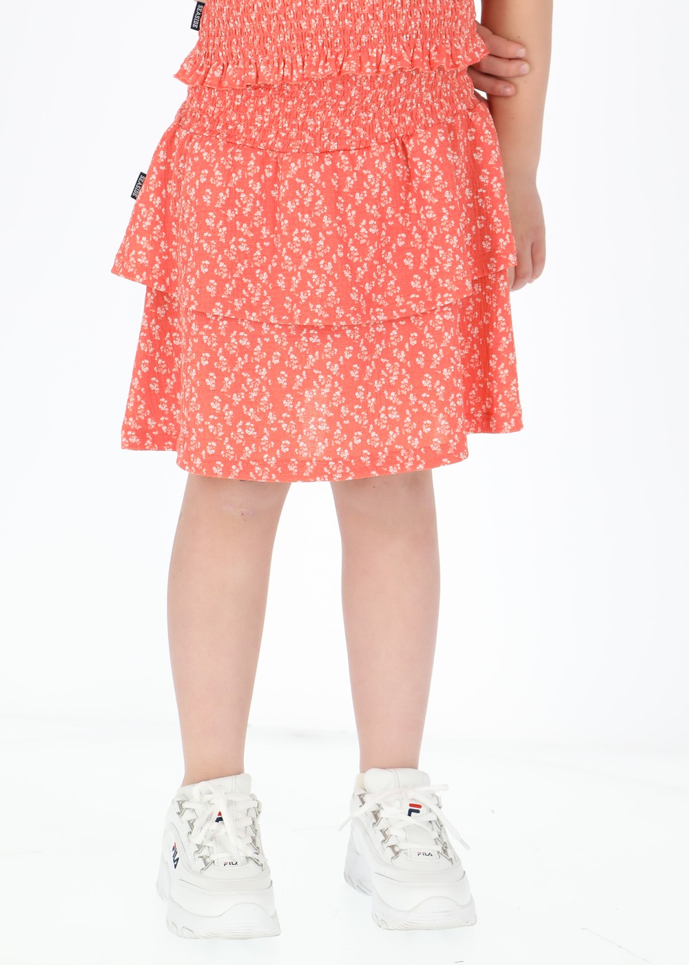 Maine Smock Skirt Jr, Blush Flower, 130,  Klänningar Maine Smock Skirt Jr, Blush Flower, 130,  Klänningar