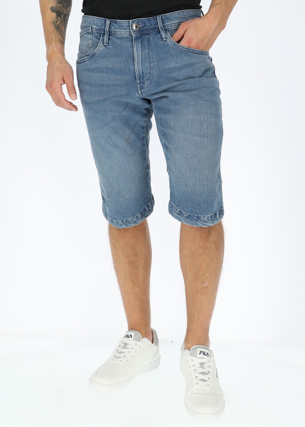 Inkem, Blue Wash, S,  Jeansshorts