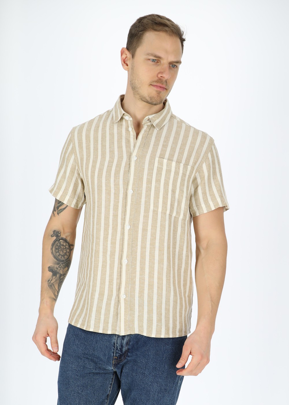 Sdfried, Sand, S,  Kortärmade Skjortor Sdfried, Sand, S,  Kortärmade Skjortor