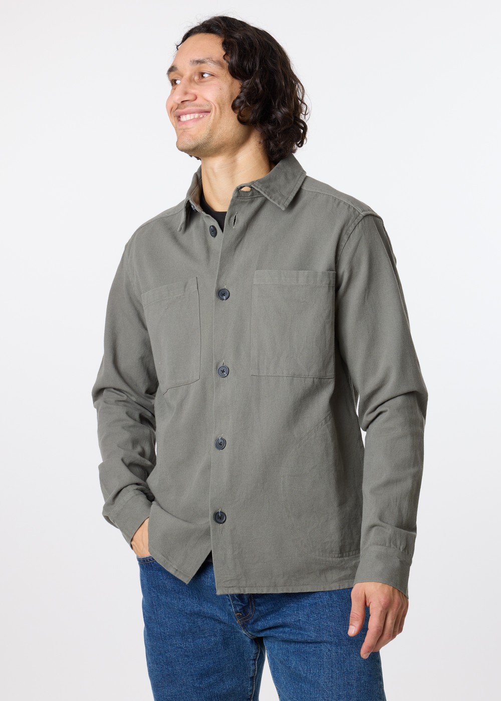 Sdfidel, Dusty Olive, S,  Långärmade Skjortor