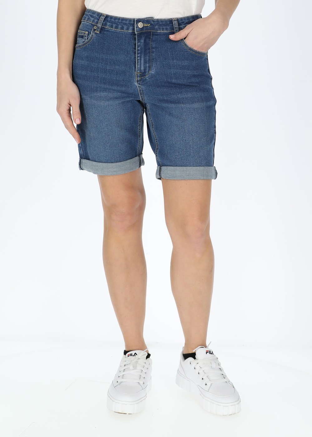 Oregon Twill Shorts W, Denim Blue, 46,  Vardagsshorts Oregon Twill Shorts W, Denim Blue, 46,  Vardagsshorts