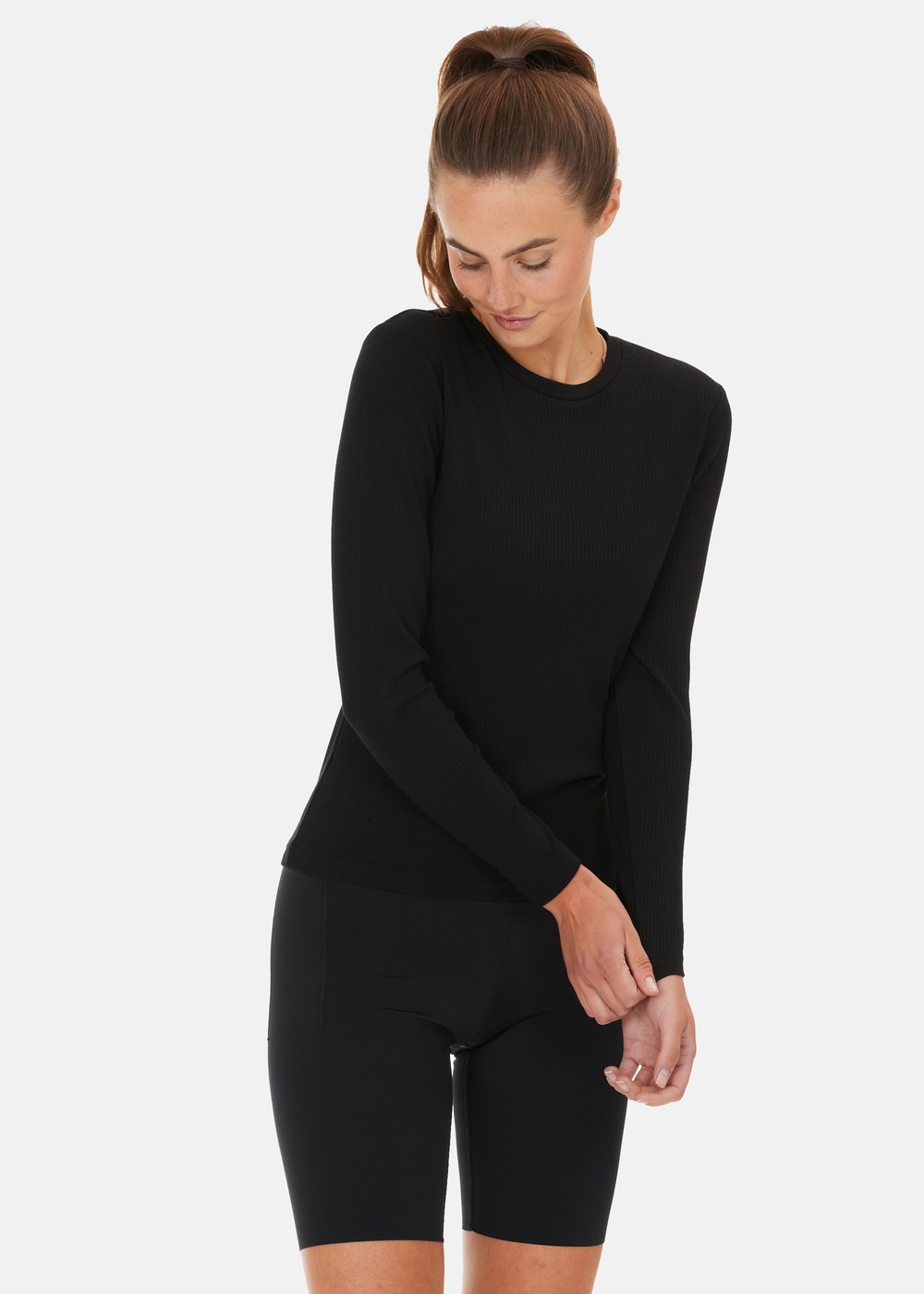 Lankae W L/S Tee, Black, 42,  Tränings-T-Shirts Lankae W L/S Tee, Black, 42,  Tränings-T-Shirts