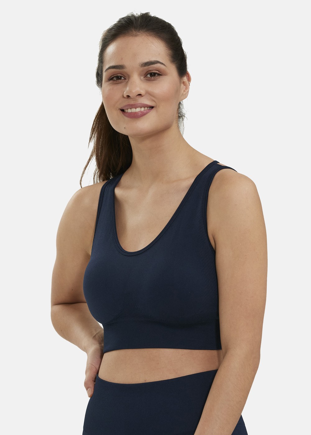 Balance W Seamless Bra, Dark Sapphire, S/M,  Löparkläder