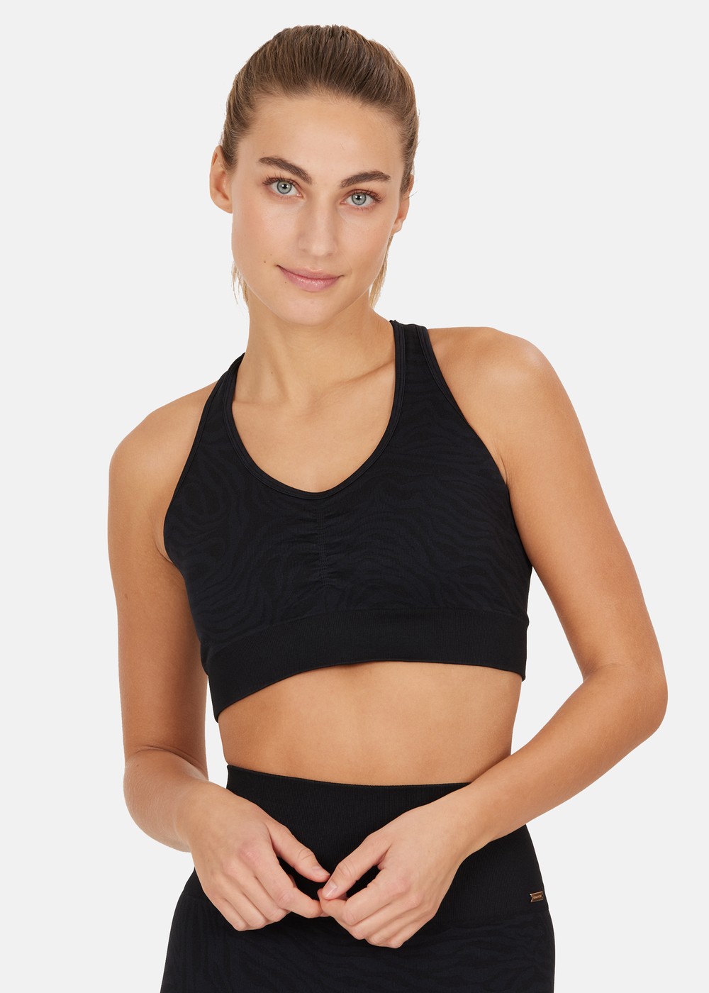 Empower W Seamless Bra, Print, S/M,  Sport-Bh