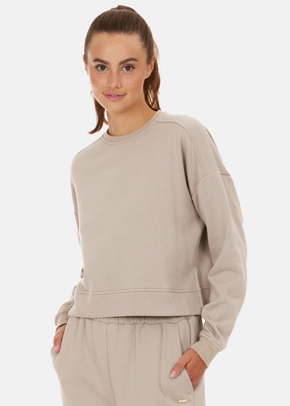 Aya W Crew Neck, String, 42,  Sweatshirts