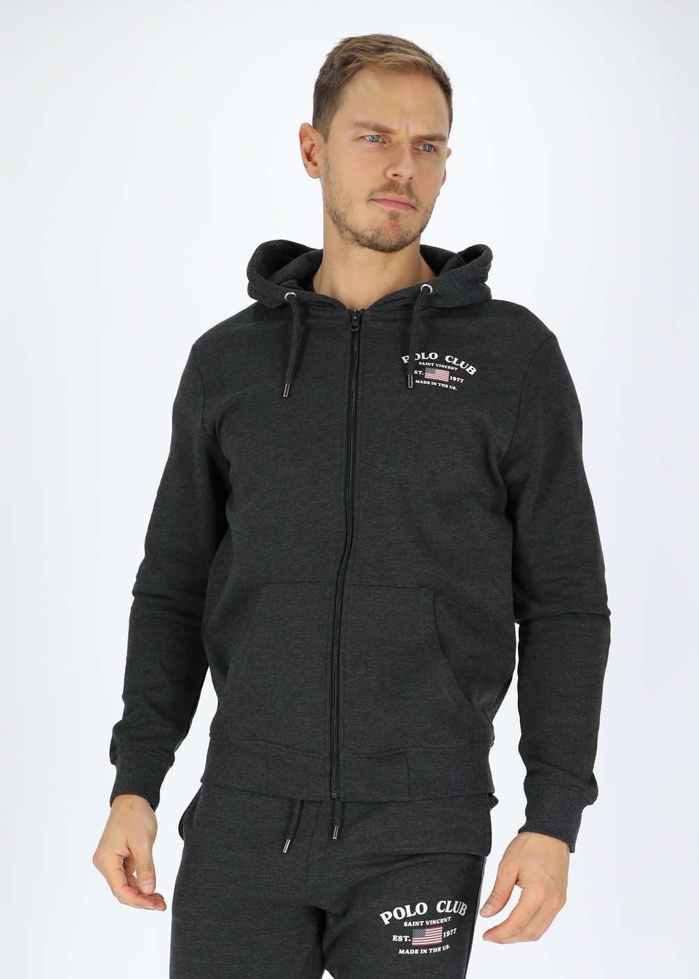 Orlando Swe, Dk Grey Melange, S,  Hoodies