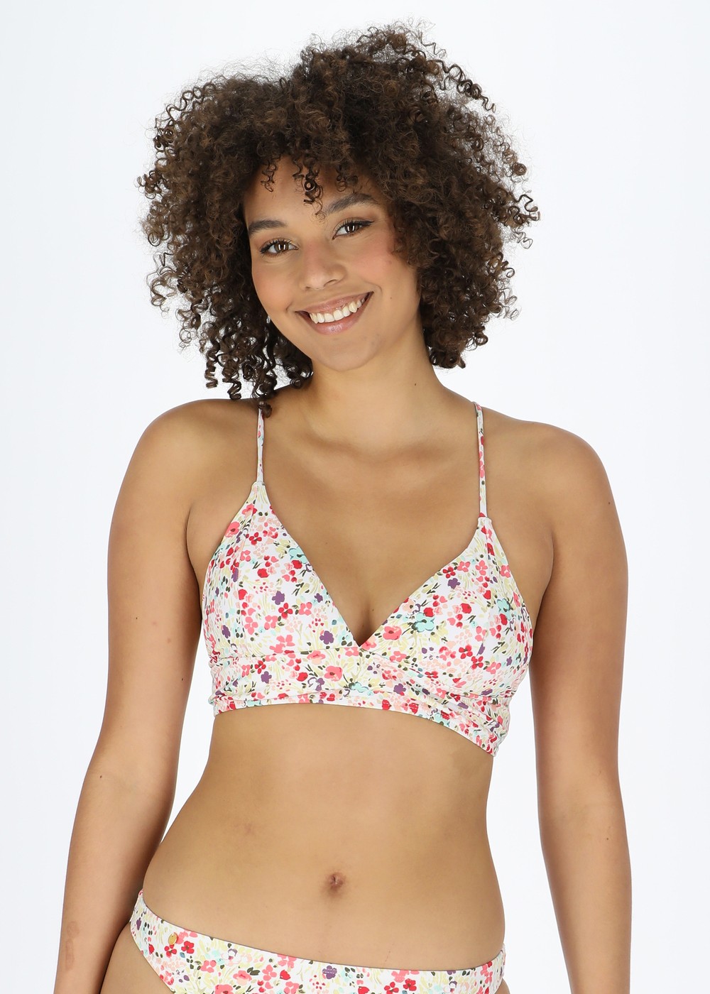 Miami Bikini Top Multi Flower 34  Badkläder