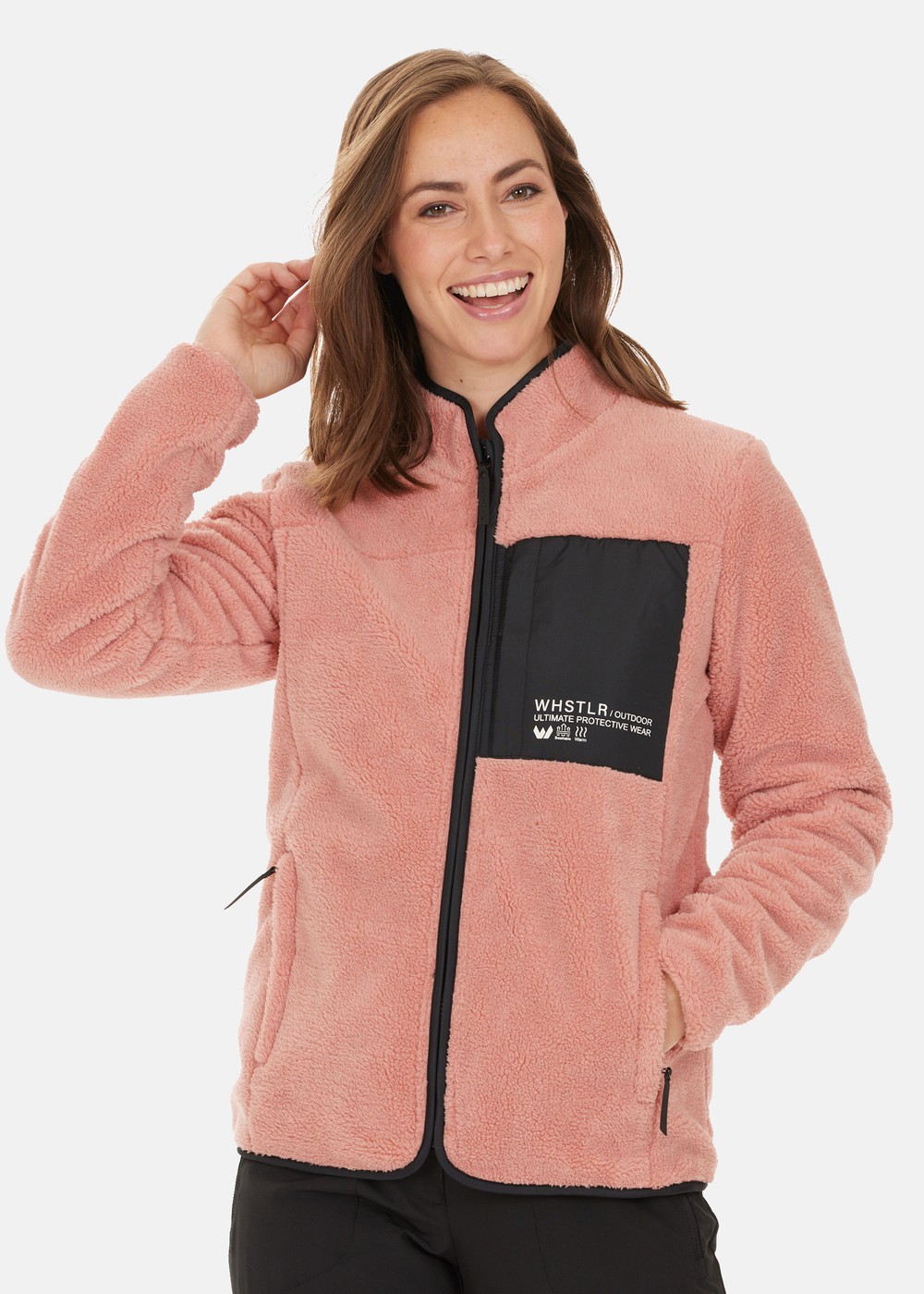 Sprocket W Teddy Fleece Jacket, Rose Dawn, 44,  Jackor | Träningskläder//Herr//Sweatpants//Aktivitet | Padelspecialisterna