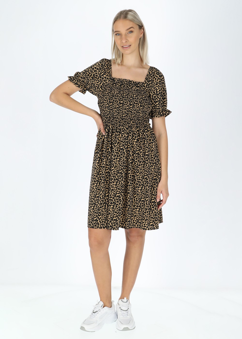 Miami Smock Dress W, Leopard, 50,  Bästsäljare Miami Smock Dress W, Leopard, 50,  Bästsäljare